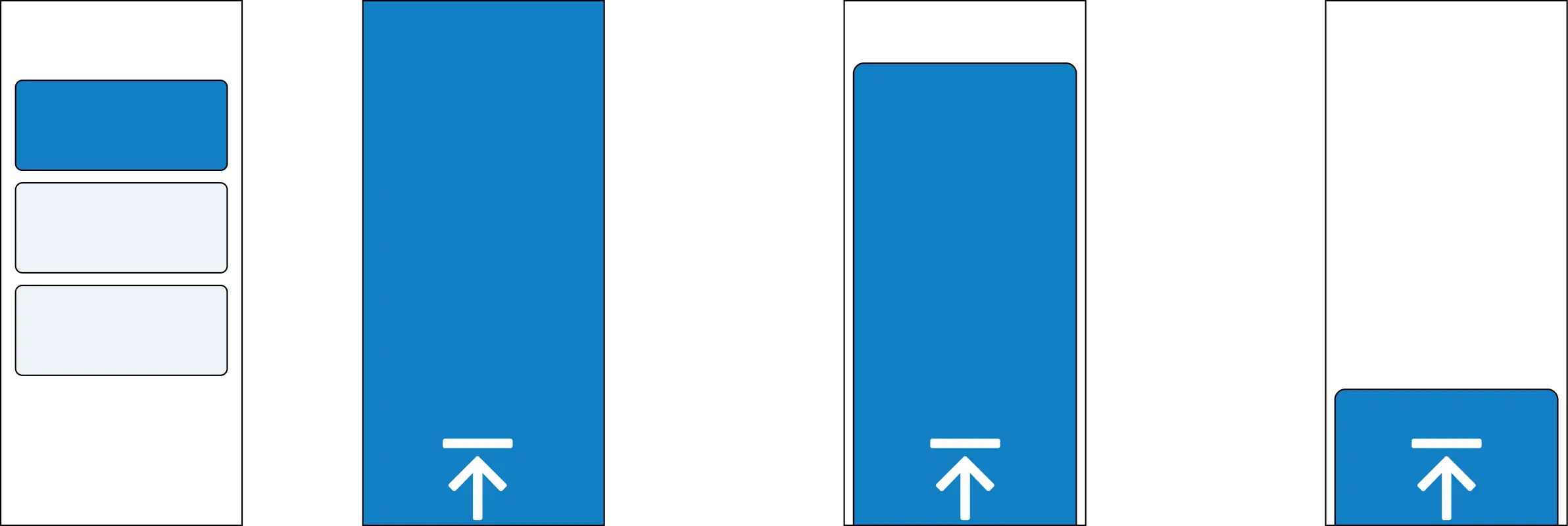 Navigation pattern: up